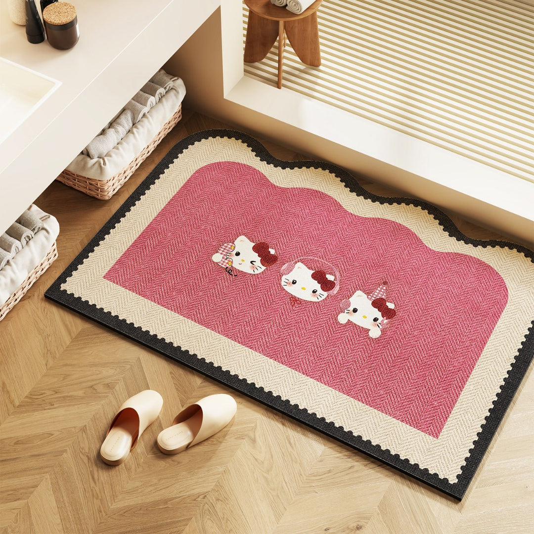 Elegant Decorative Bathroom Mat for Home