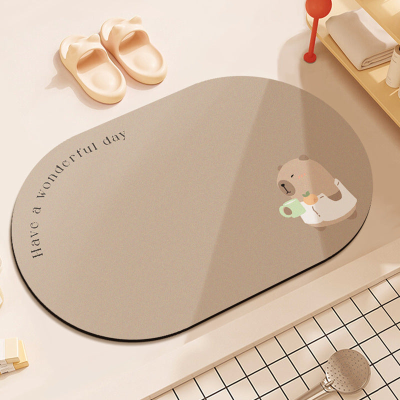 Cute Bear-Themed Plush Area Mat Kalsten