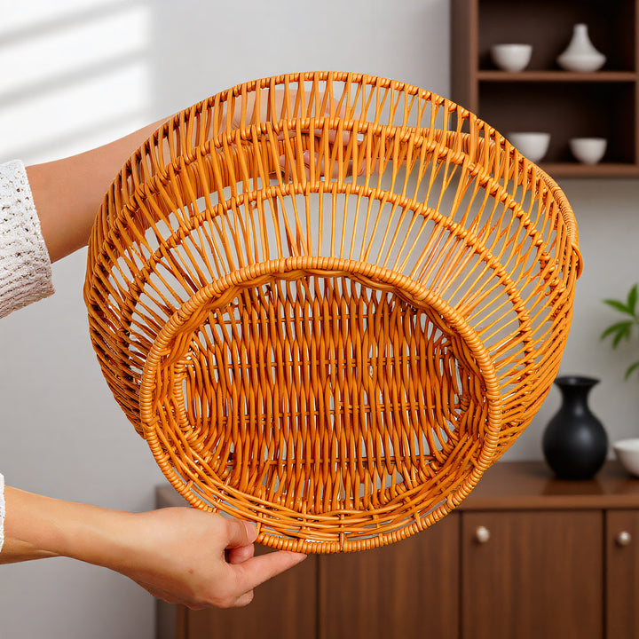 Handcrafted Wicker Storage Basket Kalsten