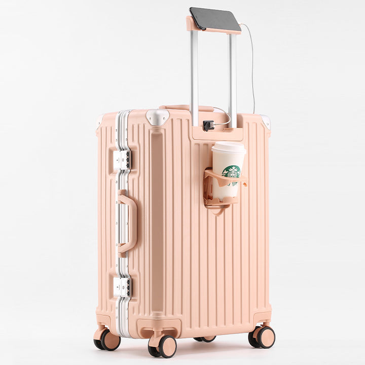Unisex Smart Travel Suitcase with USB Charging Port Kalsten
