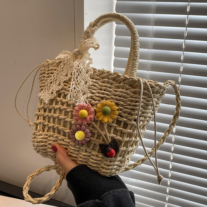 Handwoven Straw Tote Bag