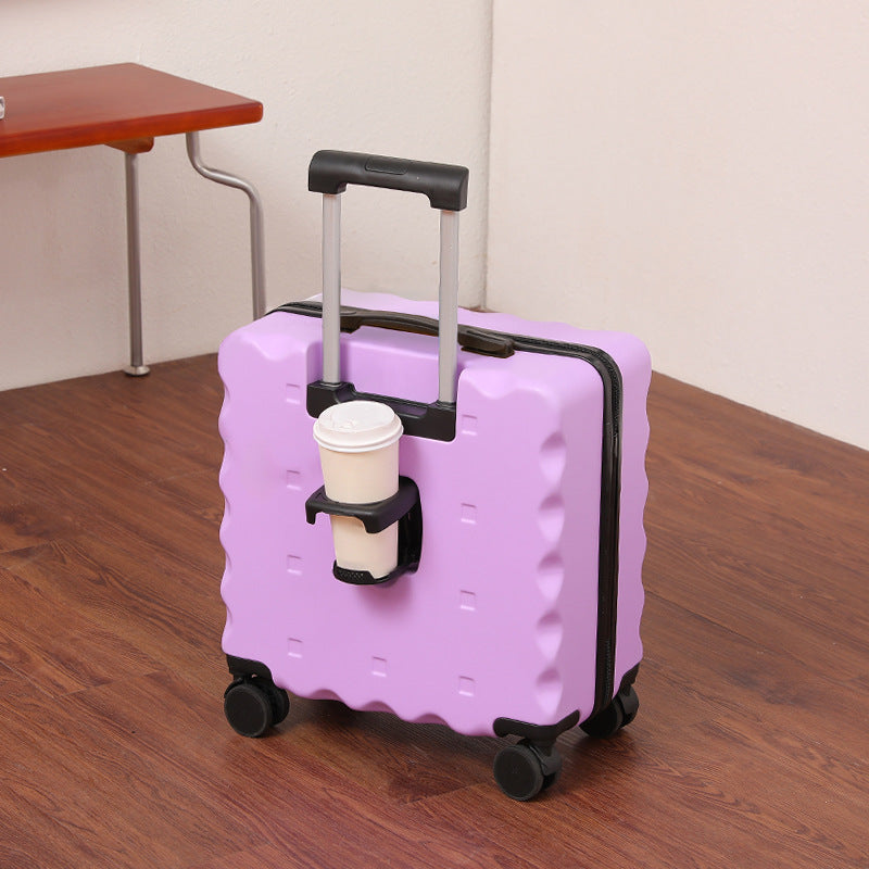 Unisex Innovative Textured Carry-On Spinner Suitcase Kalsten