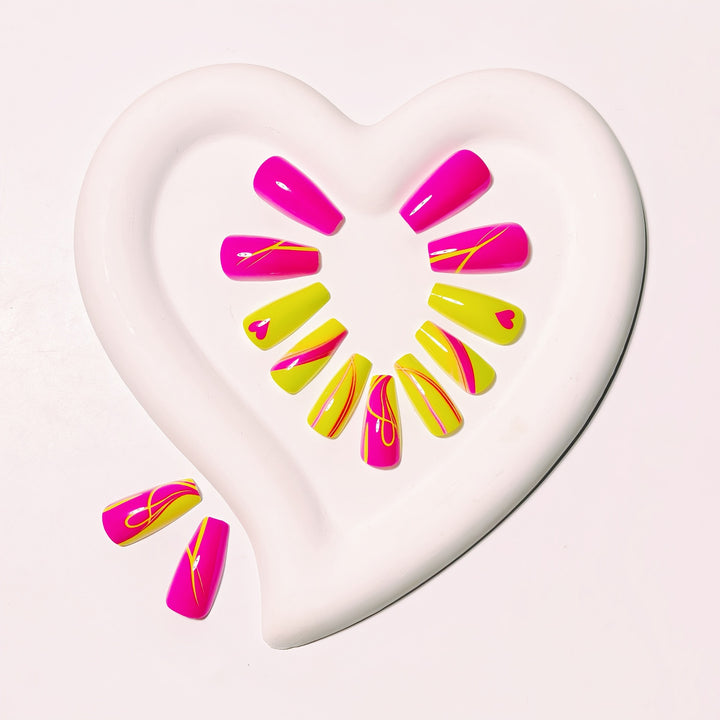 Creative Neon Nail Art Kalsten