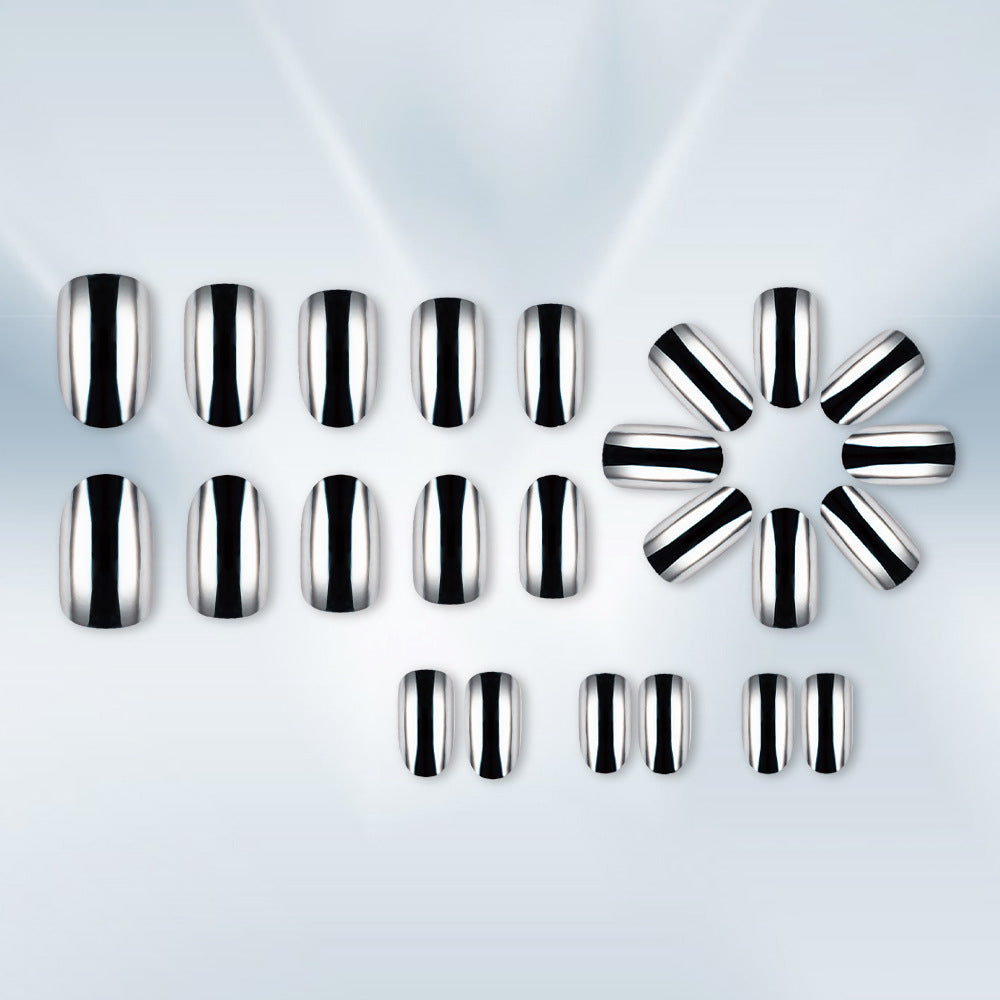 Metallic Finish Nail Art Kalsten