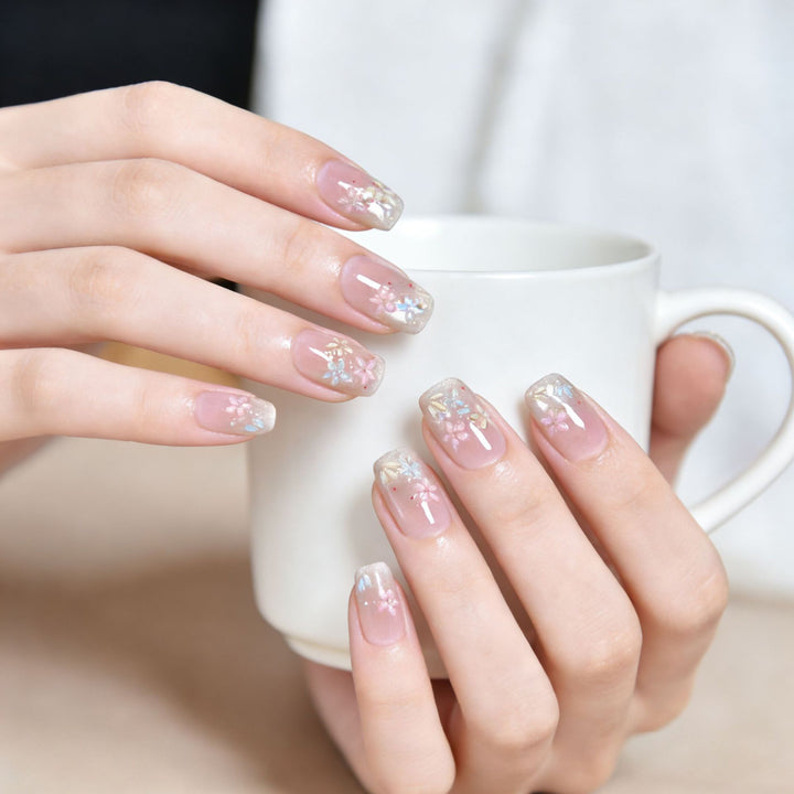 Floral Art Press-On Nail Extensions Kalsten