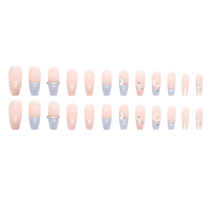Decorative Long Acrylic Nail Enhancements Kalsten