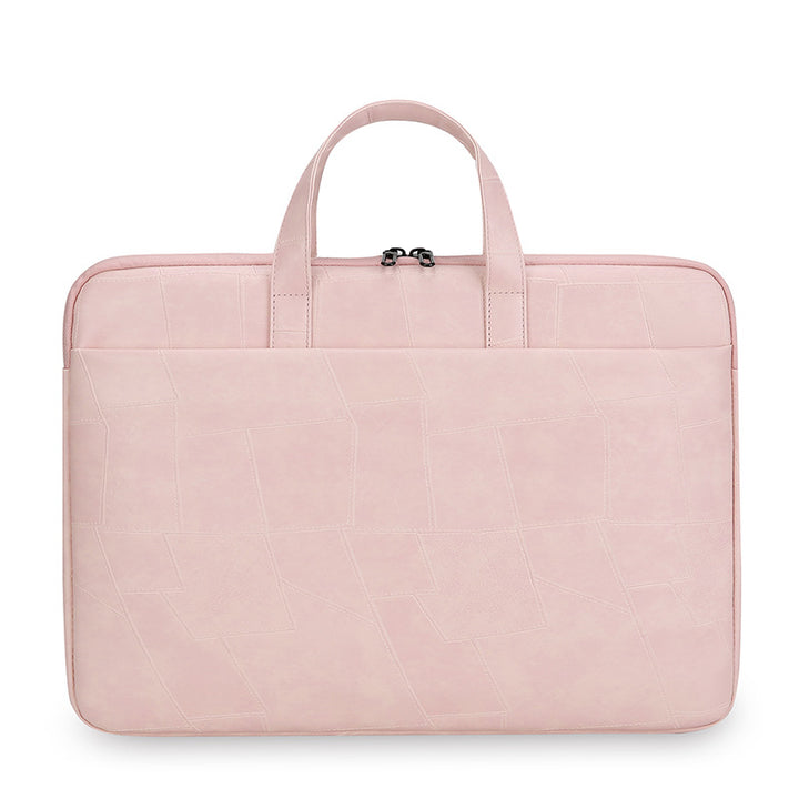 Premium Patchwork Leather Laptop Bag Kalsten