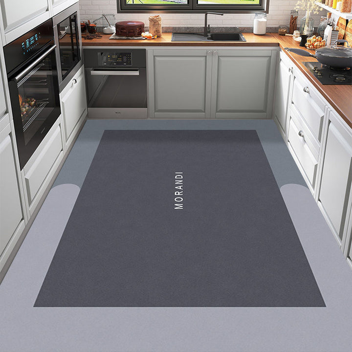 Cute Cartoon Dog-Themed Kitchen Mat
