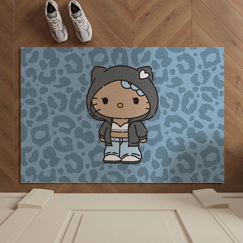 Cartoon-Themed Entryway Mat