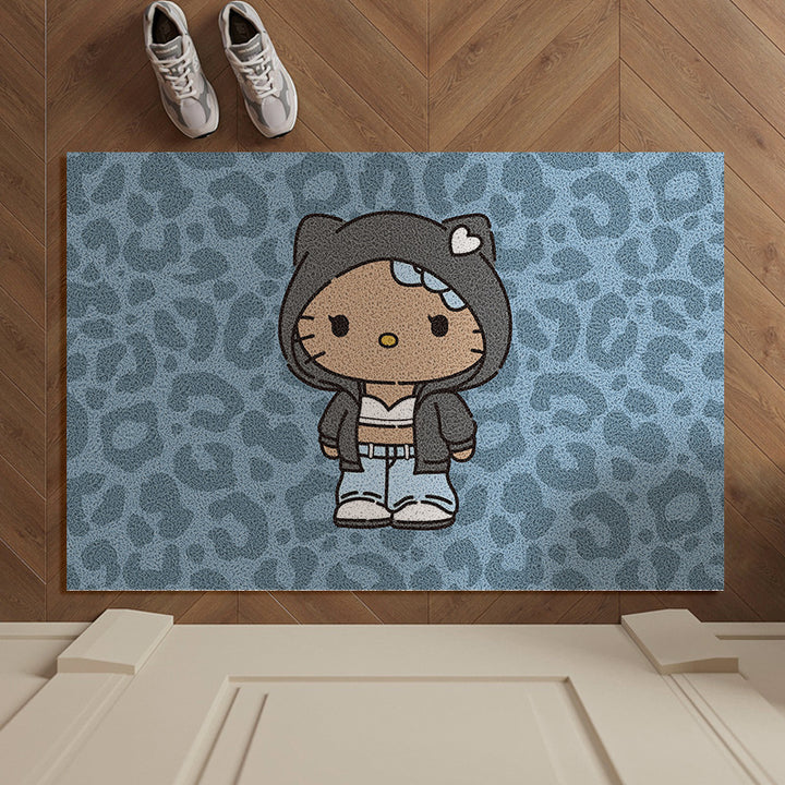 Cartoon-Themed Entryway Mat