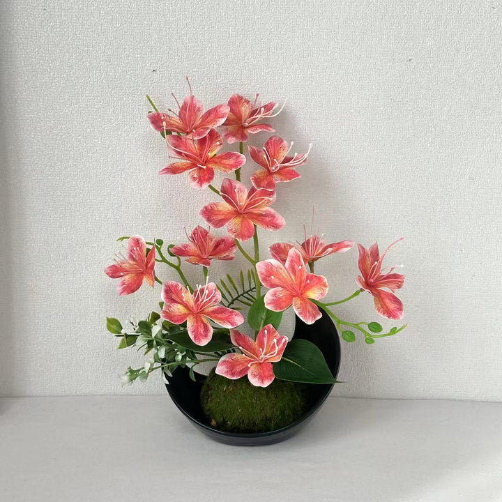 Lifelike Floral Arrangement for Indoor Display
