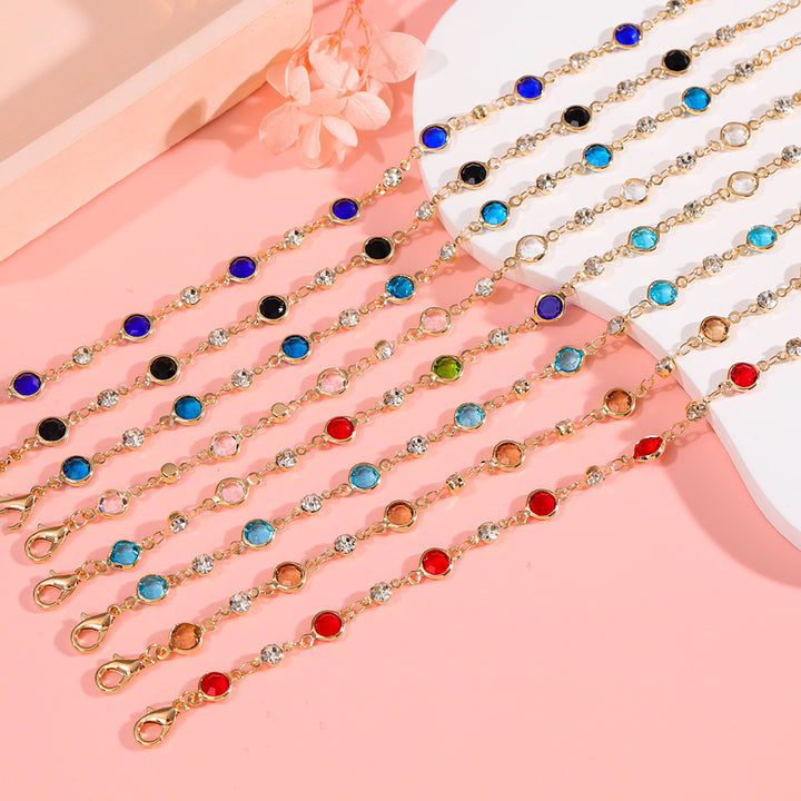 Elegant Crystal Adorned Bracelet Kalsten
