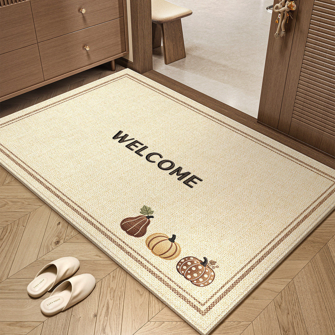 Decorative Pumpkin-Themed Area Rug