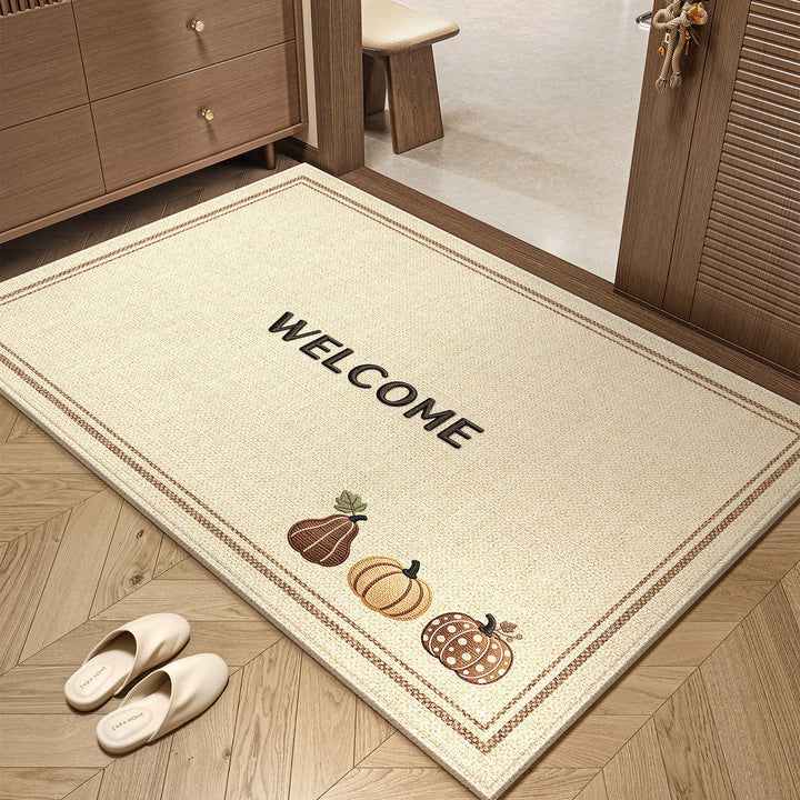 Decorative Pumpkin-Themed Area Rug