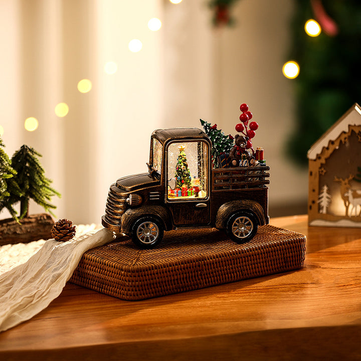 Decorative truck model with Christmas lighting Kalsten
