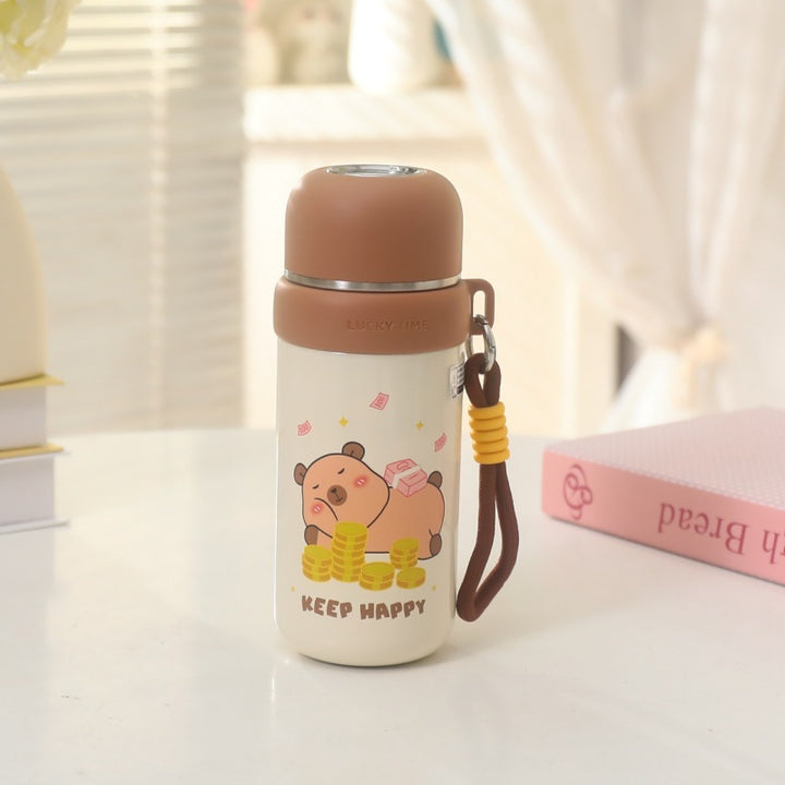 Women's insulated bottle with cute bear motif Kalsten