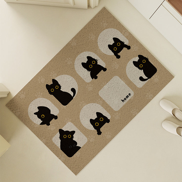 Cat-Themed Area Mat Kalsten