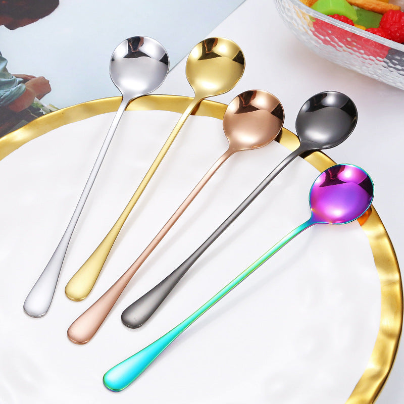 Elegant teaspoon with polished gold surface Kalsten