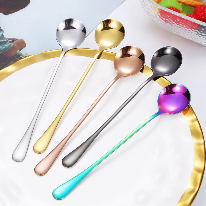Elegant teaspoon with polished gold surface Kalsten