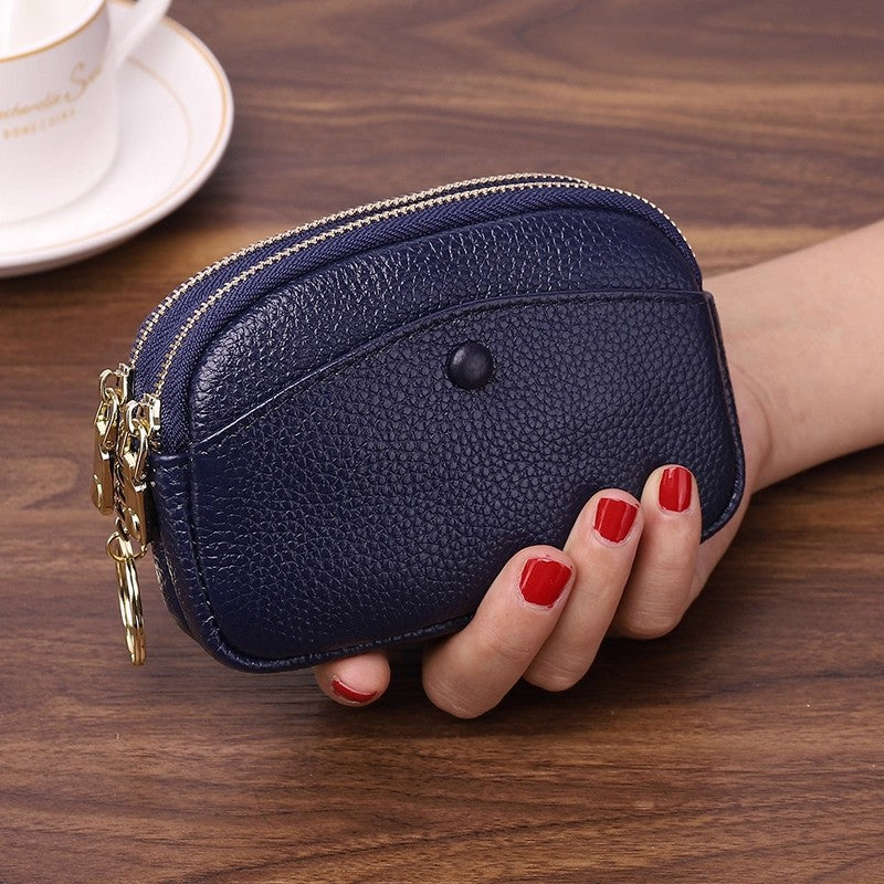 Compact Leather Coin Pouch Kalsten
