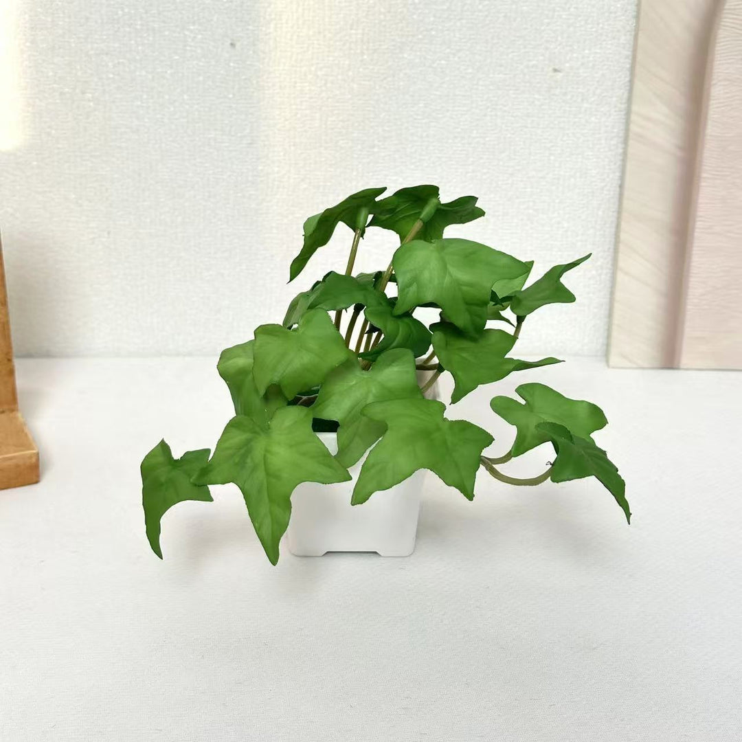 Lifelike Ivy Plant with Modern Pot