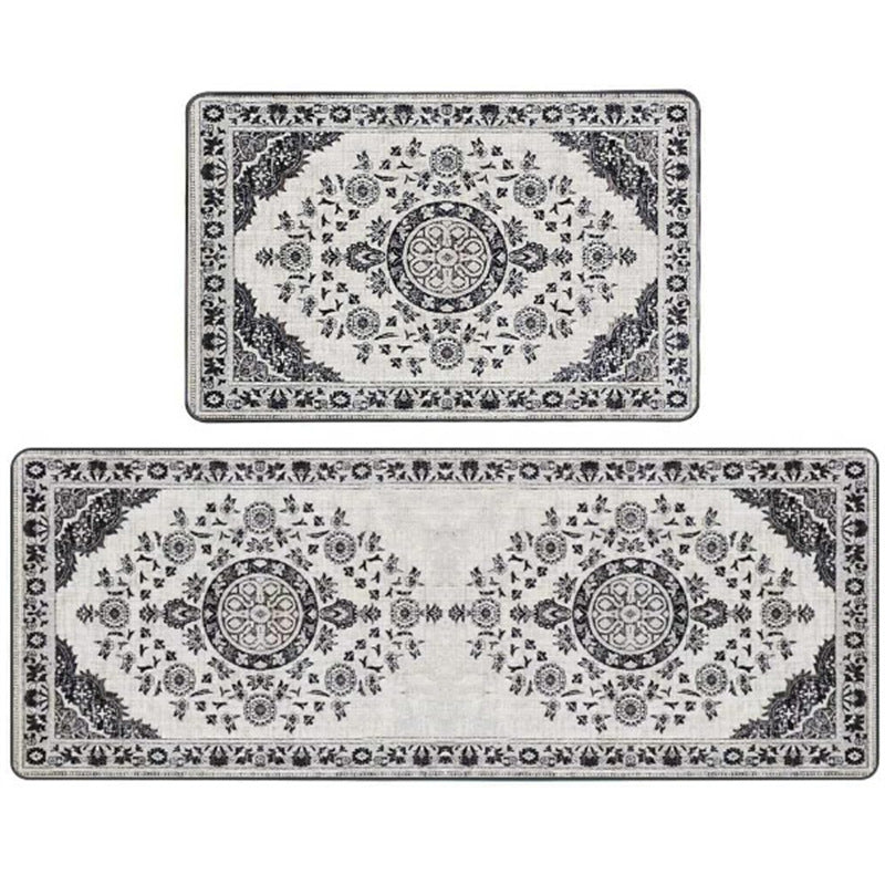 Non-Slip Geometric Print Kitchen Mat Set Kalsten