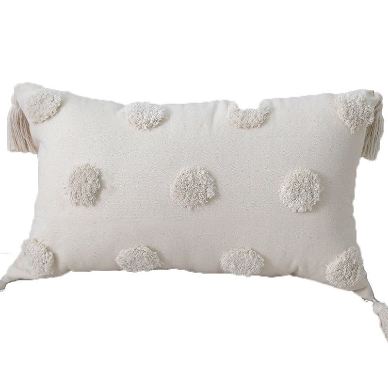 Textured Plush Decorative Pillow