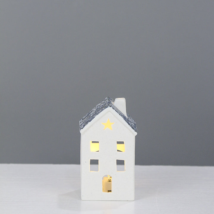 Decorative Ceramic House Lantern Kalsten 1790310186