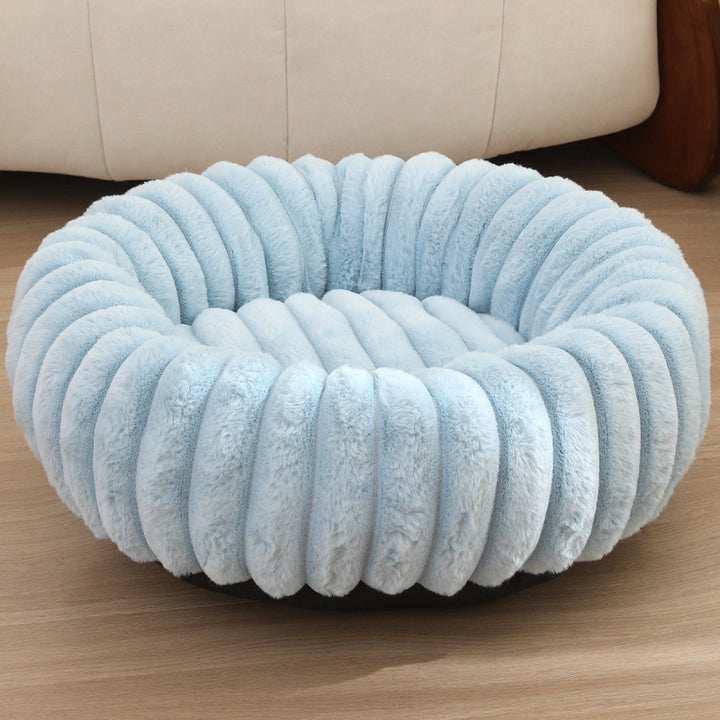 Women Round Cuddle Bed with High Edges Kalsten