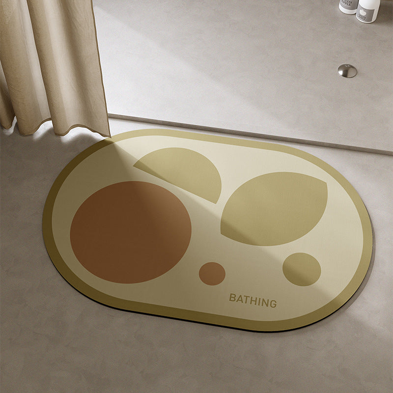 Playful Cat-Themed Bath Mat Kalsten