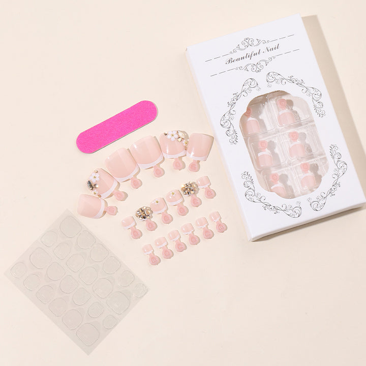 Artificial nail set with elegant jewelry details and excellent wearing comfort Kalsten