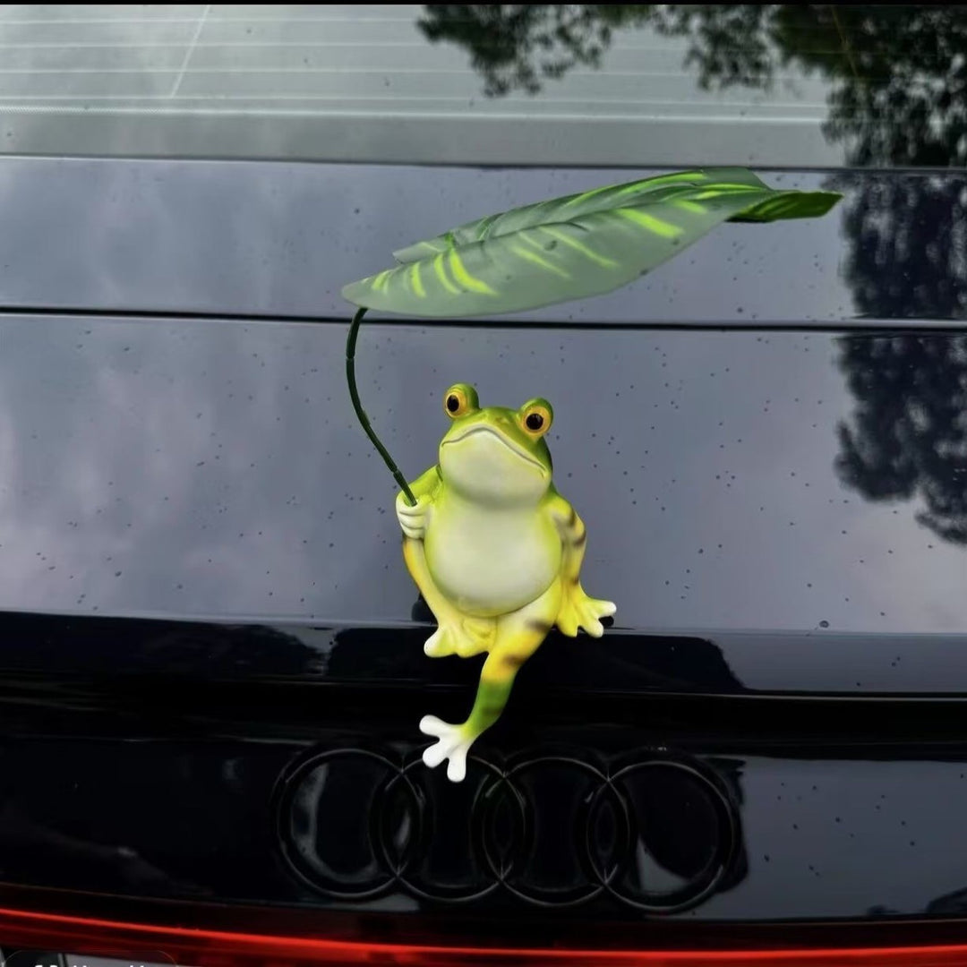 Funny frog figure with umbrella Kalsten