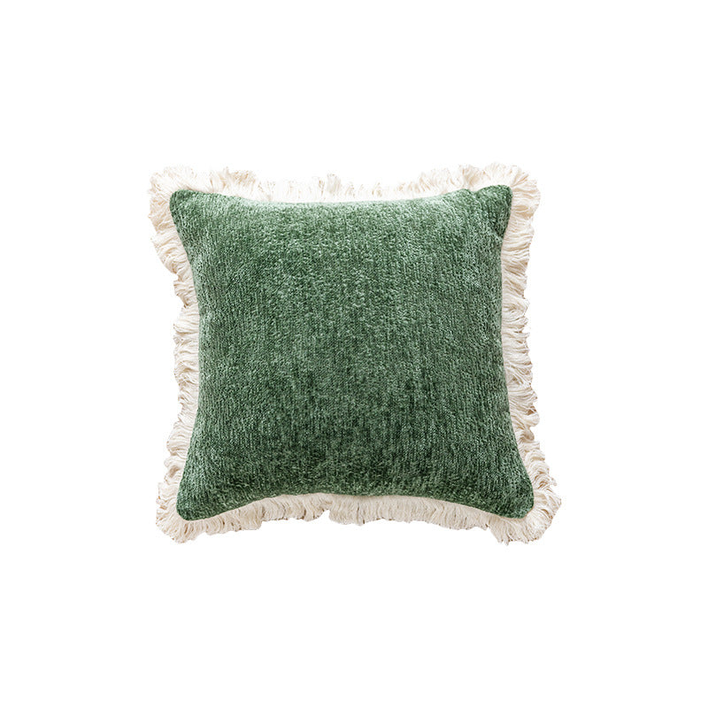 Plush Ruched Decorative Pillow