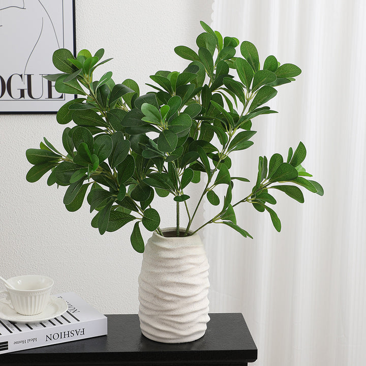 More elegant artificial branch with realistic leaves