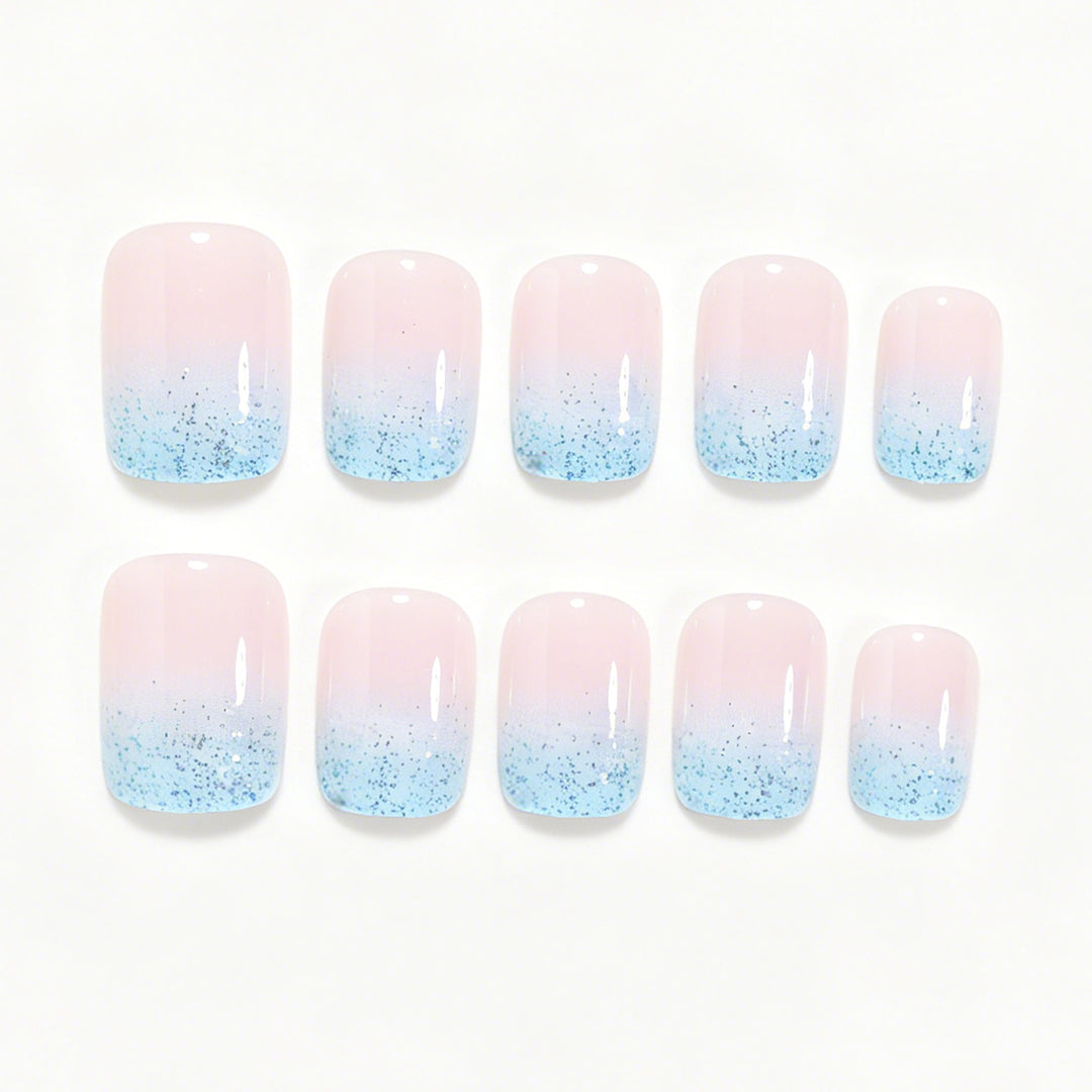 Glitter Ombre Nail Art Kalsten