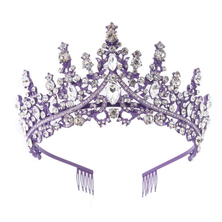 Ladies Rhinestone Tiara with Sparkling Gemstones Kalsten