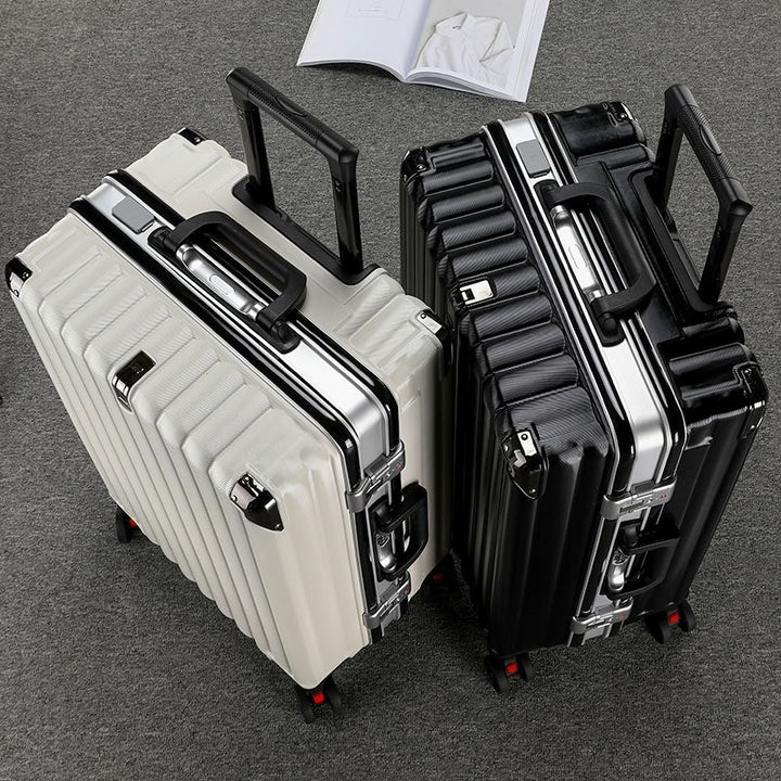 Hard Shell Trolley With Integrated Usb Charging Port And Multifunctional Storage Kalsten