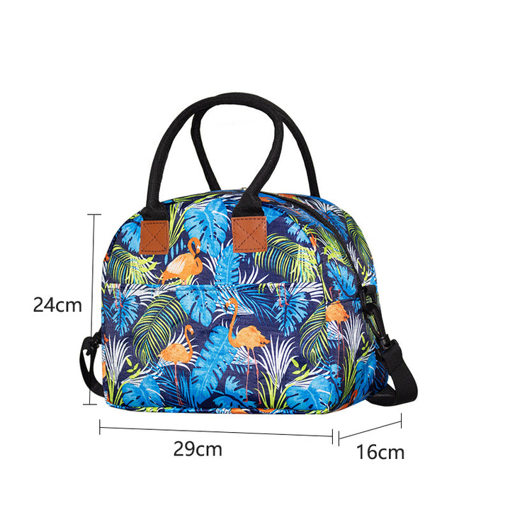 Ladies cooler bag with stylish floral pattern Kalsten