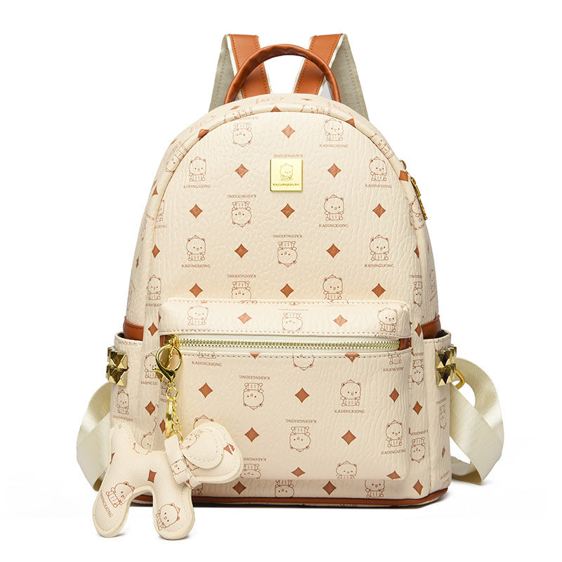 Cute Character Print Mini Backpack