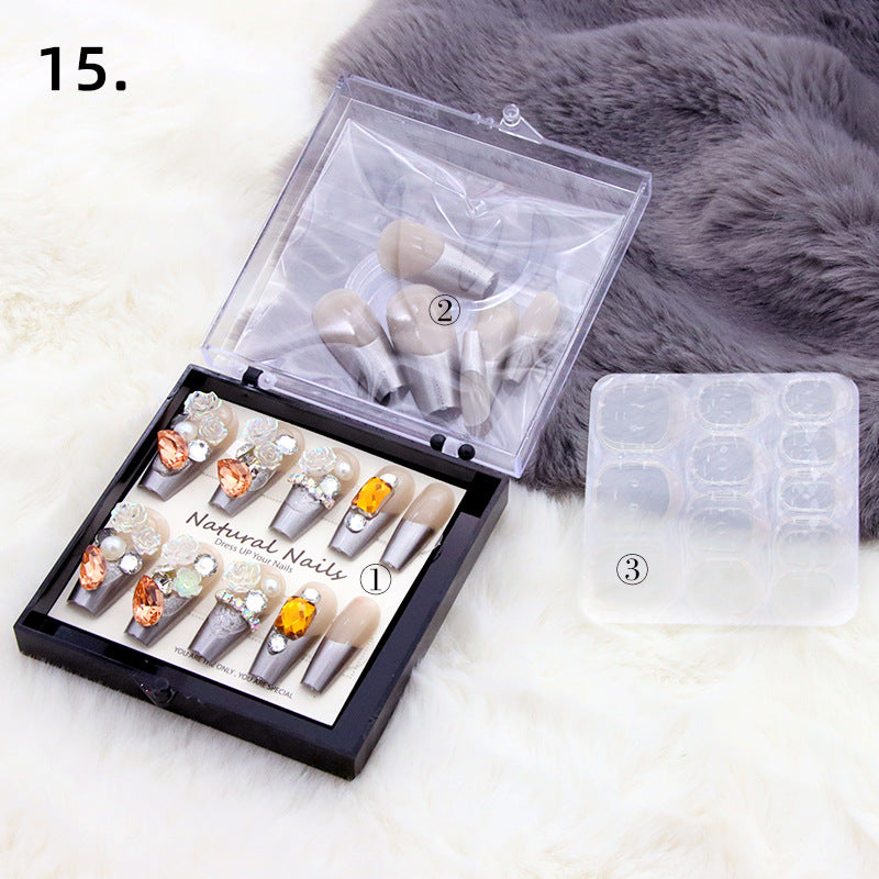 Elegant Pre-Designed Press-On Nail Set Kalsten
