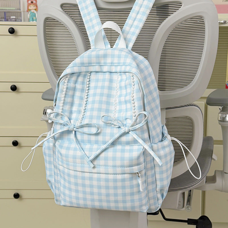 Playful Bunny-Ear Patterned Backpack Kalsten