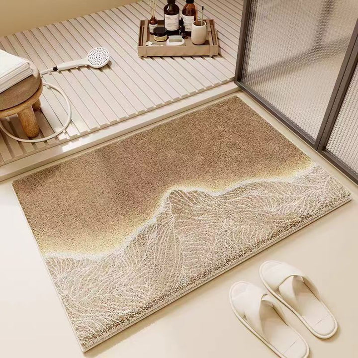 Textured Absorbent Bathroom Mat Kalsten