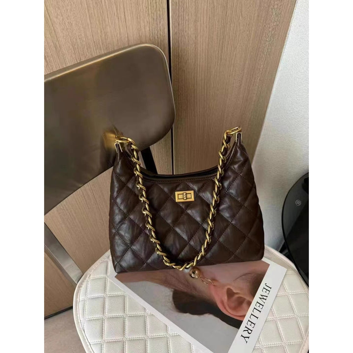 Elegant Quilted Shoulder Bag Kalsten