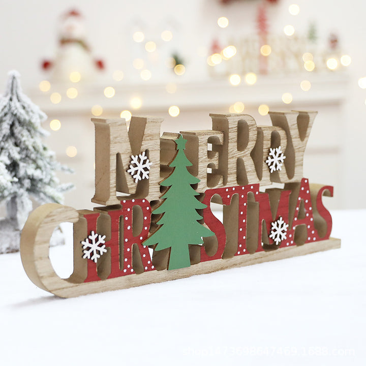 Wooden Christmas Decorative Sign