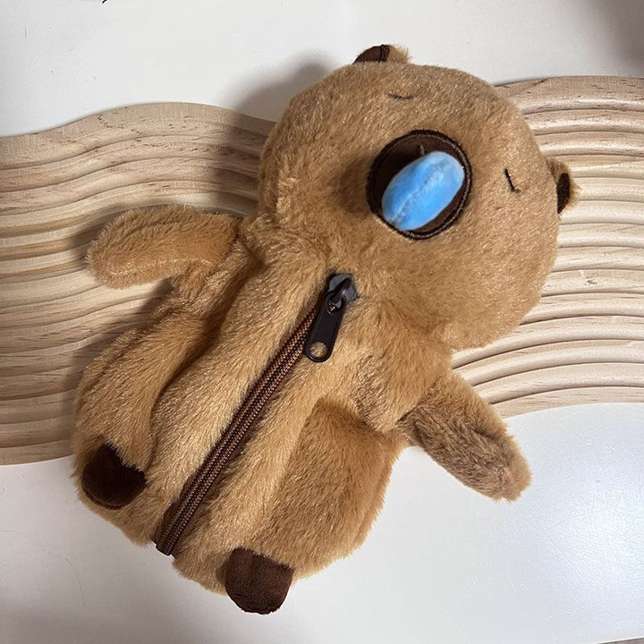 Plush Animal-Shaped Pen Case