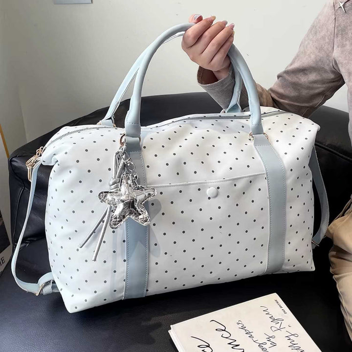 Stylish Polka Dot Travel Duffel Bag Kalsten