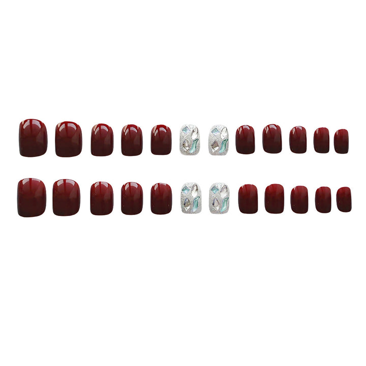 Glamorous Accent Press-On Nail Set Kalsten