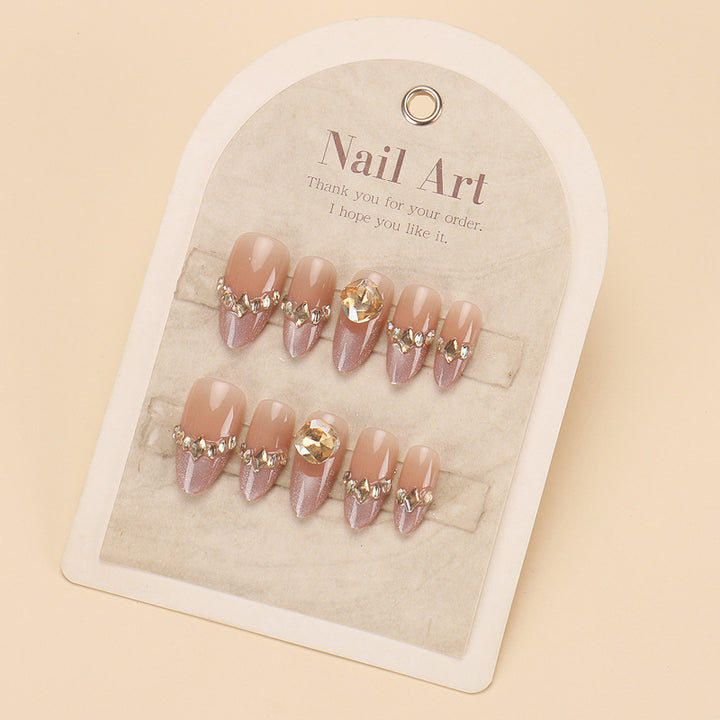 Glamorous Rhinestone Nail Art Kalsten