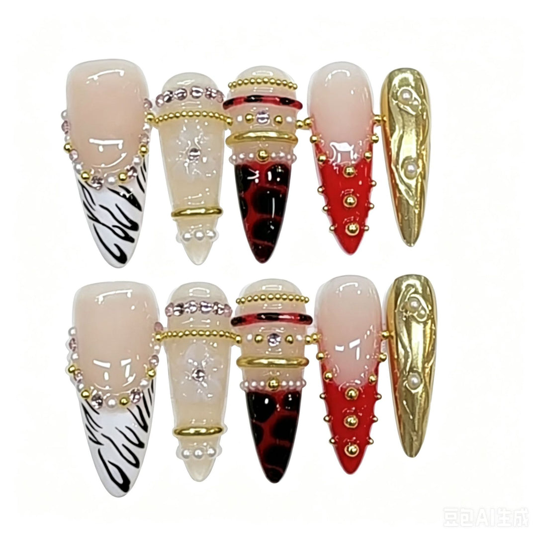 Artistic Statement Press-On Nails Kalsten