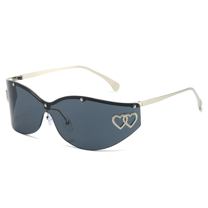 Fashion-Forward Avant-Garde Shield Sunglasses Kalsten